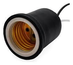 PORTALAMPARAS CON CHICOTE Y PORCELANA