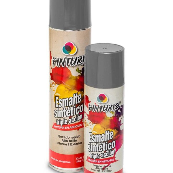 PINTURA AEROSOL GRIS OSCURO 240 ML PINTURIC