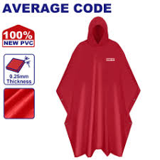 Poncho Resero Pesado 100% New Pvc 125 X 200Cm Emtop Emrc1001