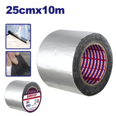 membrana aluminio 25cm x 10M EMTOP 2125