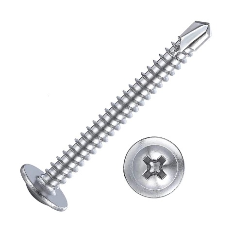 TORNILLO T1 PUNTA MECHA 8 X 1.1/2" CAJA X 200
