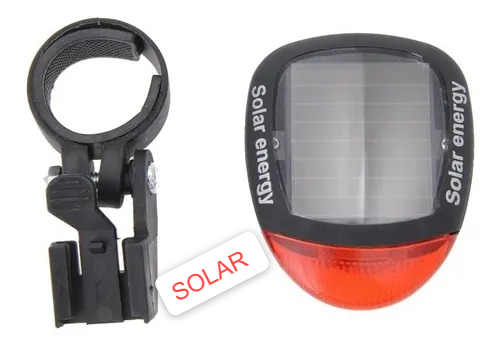 LUZ BICI SOLAR ROJA XC-909