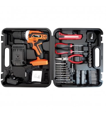 TALADRO RECARGABLE 10MM 20V CON ACCESORIOS - Versa MAX