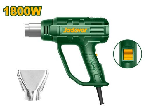 PISTOLA DE CALOR POTENCIA 1800W  220V-240V~50/60Hz  TEMPERATURA 480°C/560°C  FLUJO DE AIRE 250/380L/