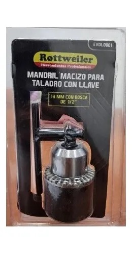 CABEZA MANDRIL TALADRO ROTT 13 MM ROSCA DE 1/2" (CAJA X 50 UNIDADES)