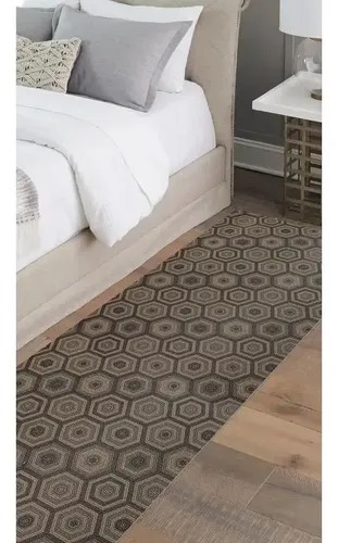 ALFOMBRA ANTIDERRAPE HEXA CINZ 65 CM X 15 MTS X 5 MM