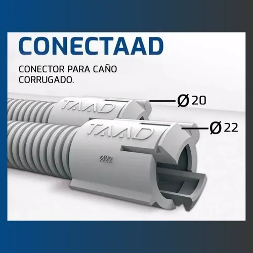 CONECTAAD PARA CAÑO CORRUGADO DIAMETRO 20