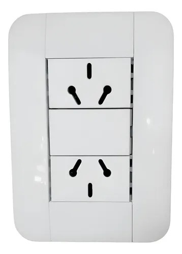 LINEA ARMADA TAAD 1 TOMACORRIENTE DOBLE BLANCO BINORMA