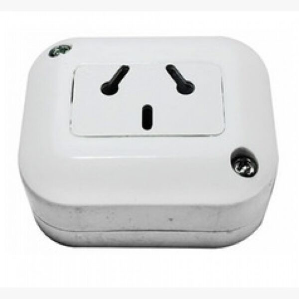 LINEA EXTERIOR TAAD 1 TOMACORRIENTE BLANCO BINORMA
