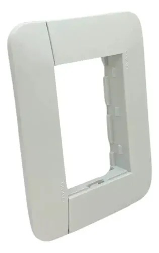 TAPA BASTIDOR CON TORNILLOS BLANCO