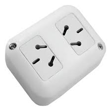 LINEA EXTERIOR TAAD 2 TOMACORRIENTE BLANCO BINORMA