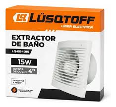 EXTRACTOR BAÑO 4" LUSQTOFF