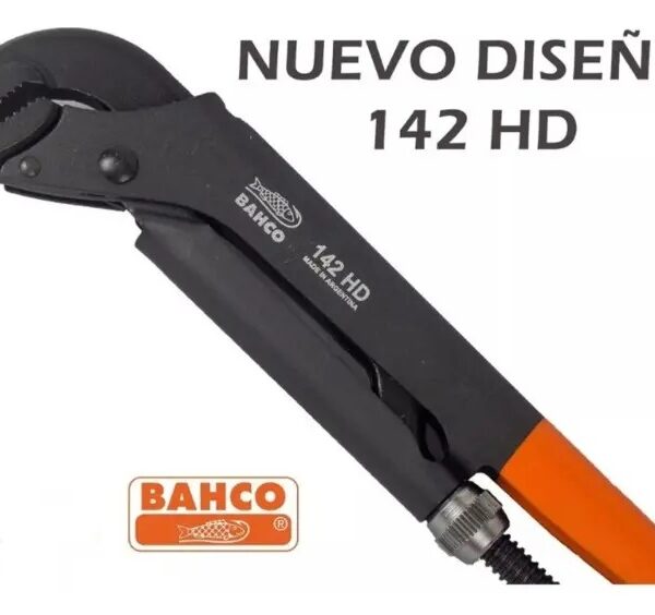 LLAVE P/CAÑOS 370 H/1" 1/2 " 142 HD BAHCO