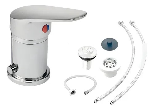 MONOCOMANDO BIDET CON TRANSFERENCIA CROMADA